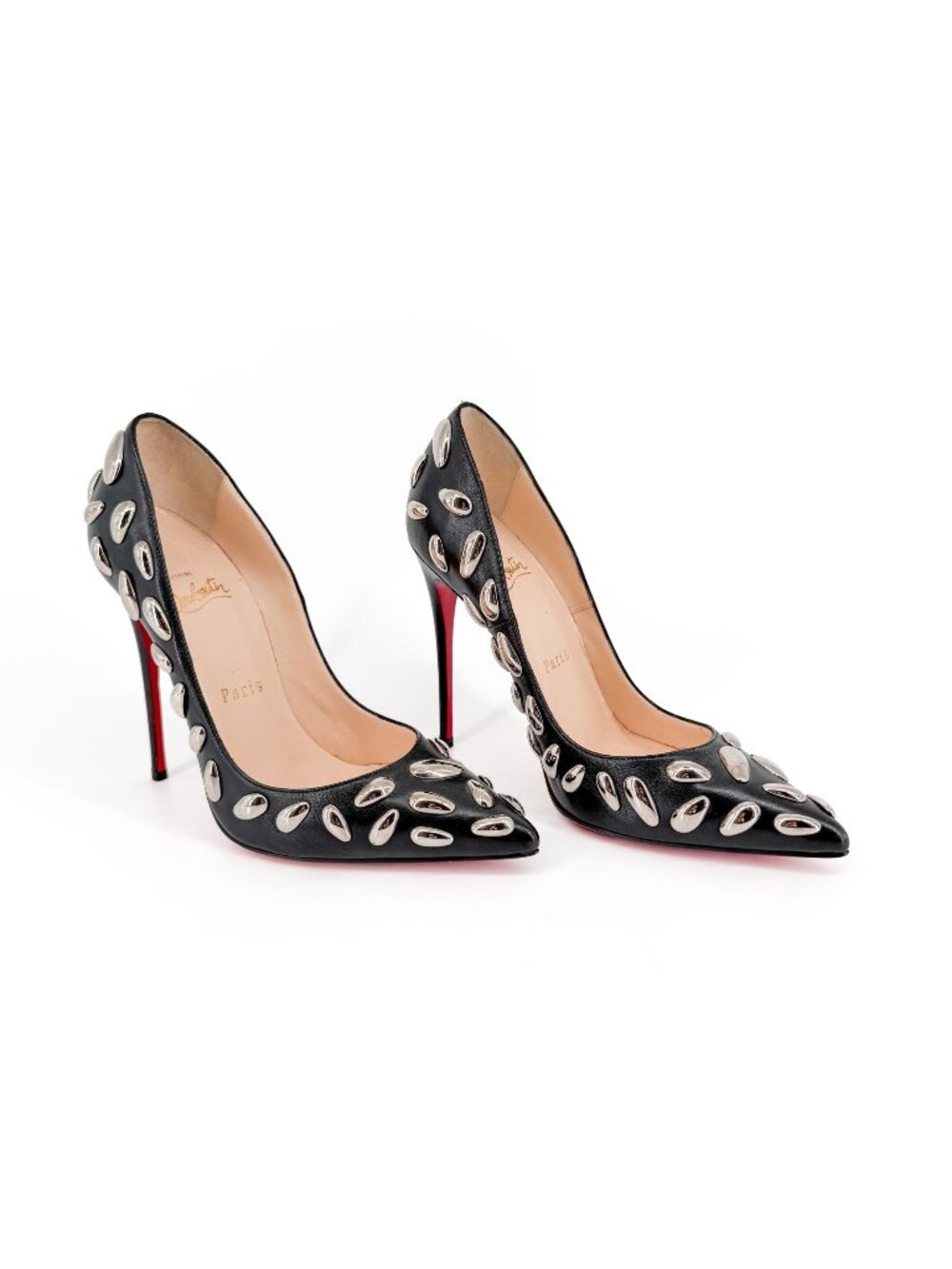 Christian Louboutin So Kate 120 So Nail Size 36.5 US 6.5 Black Stud Pumps Heels